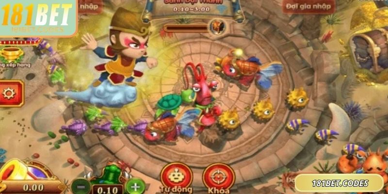 Game bắt cá Đại Thánh 181bet với đồ hoạ sắc nét